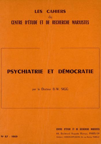Programme ABRICO 2 : Mise en ligne des cahiers du centre d'études et de recherches marxistes (1961-1979)