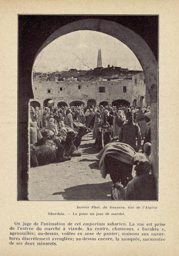 La civilisation au Mzab – Ghardaïa la Mystèrieuse » / Marcel Mercier, 1932, Fonds Jean Bisson, JB1_01, MSH de Dijon